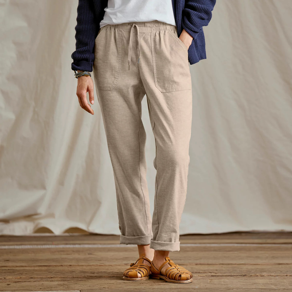 Explorer Performance Linen Ankle Pants