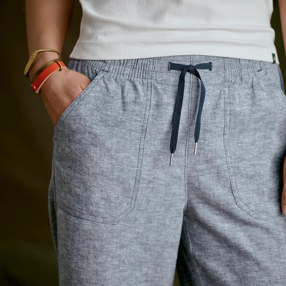 Explorer Performance Linen Wide-Leg Pants