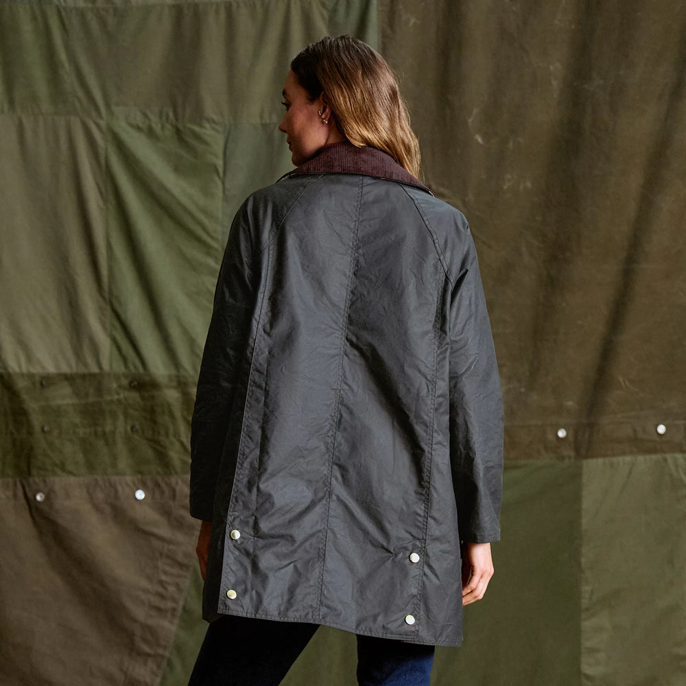 Barbour® Beadnell Waxed Long Jacket