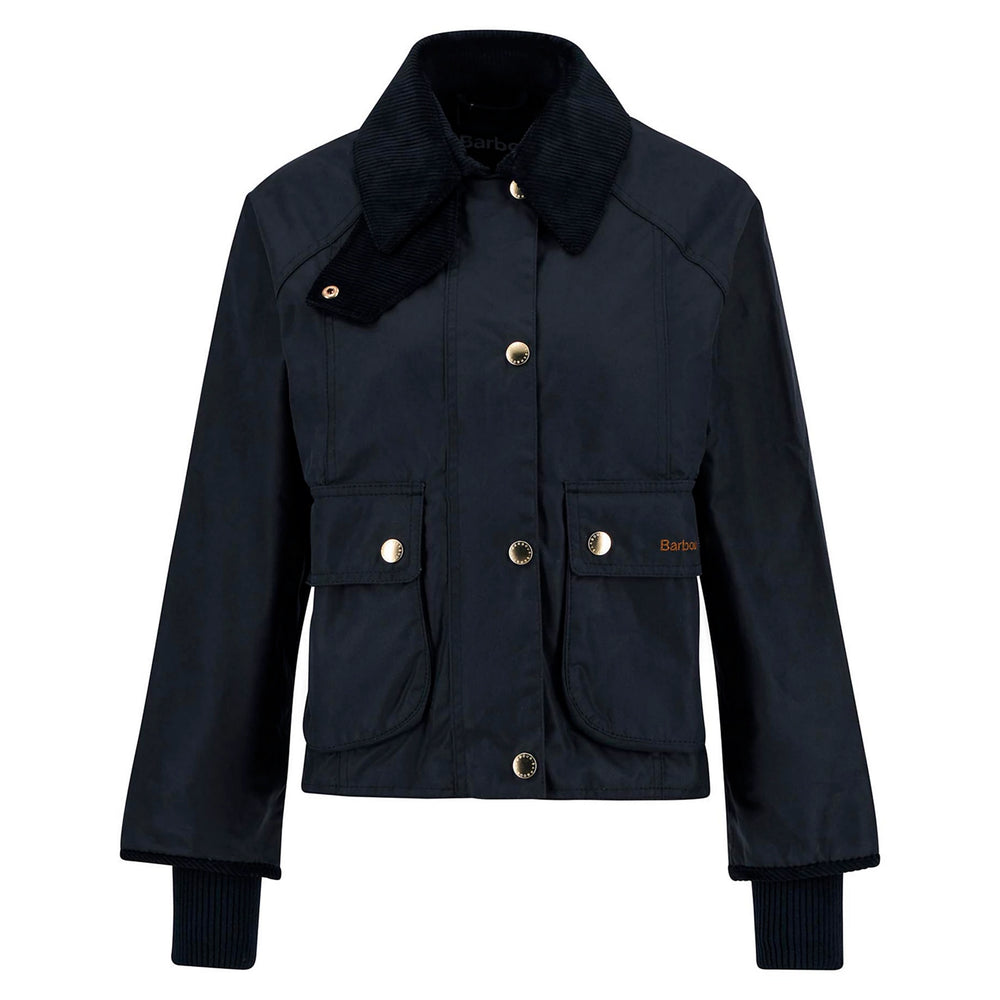 Barbour® Cropped Beadnell Waxed Jacket