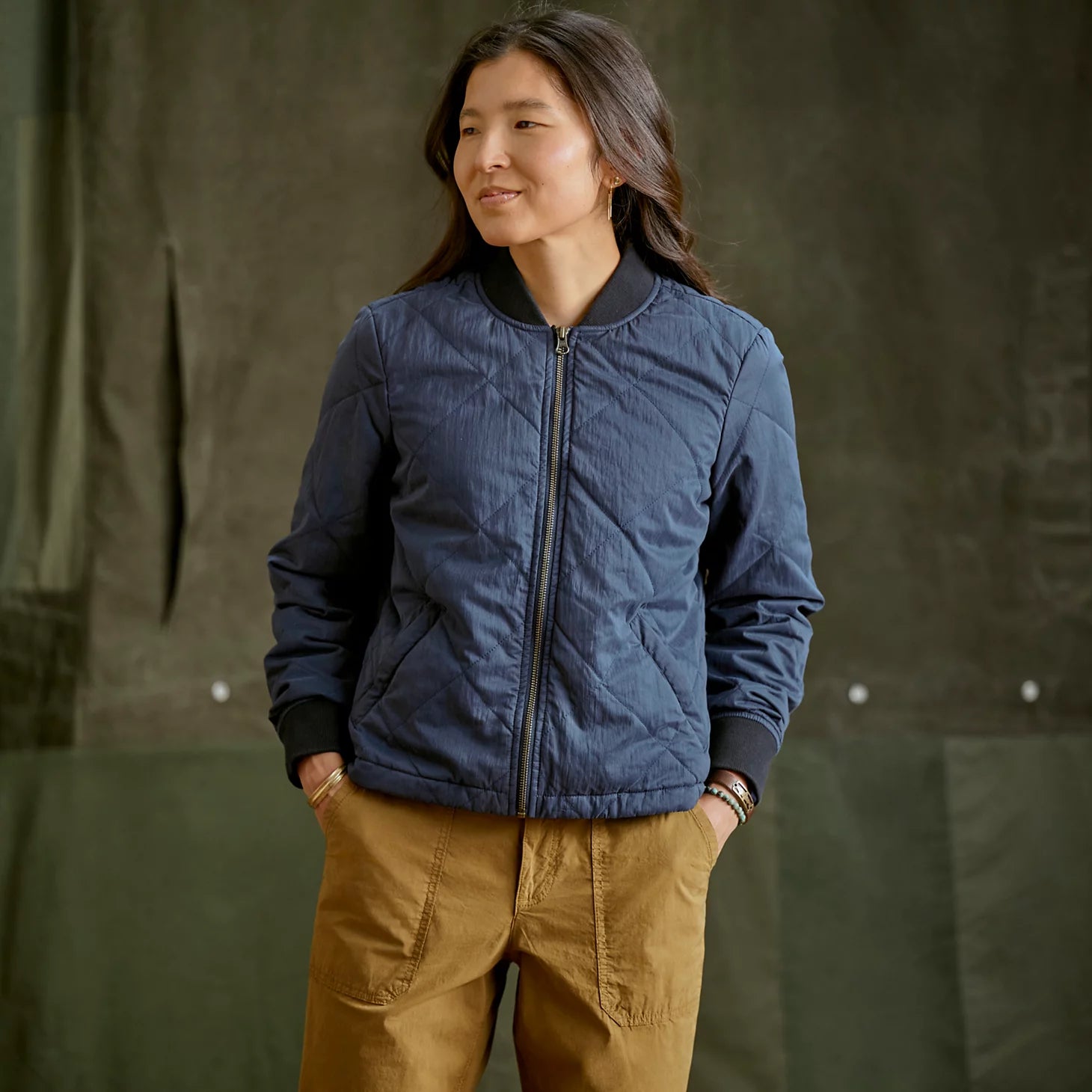 Women's 1856 Quilted Bomber Jacket