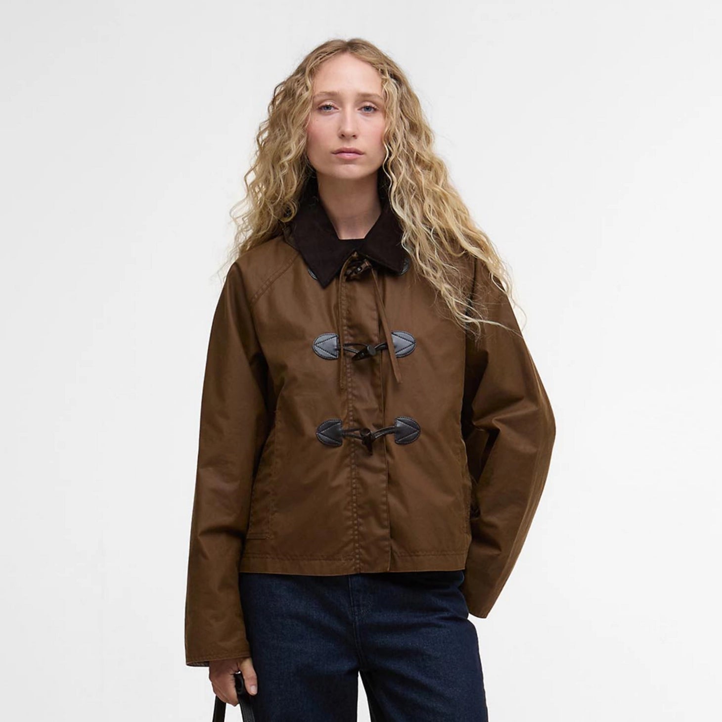 Barbour® Myra Waxed Duffle Coat