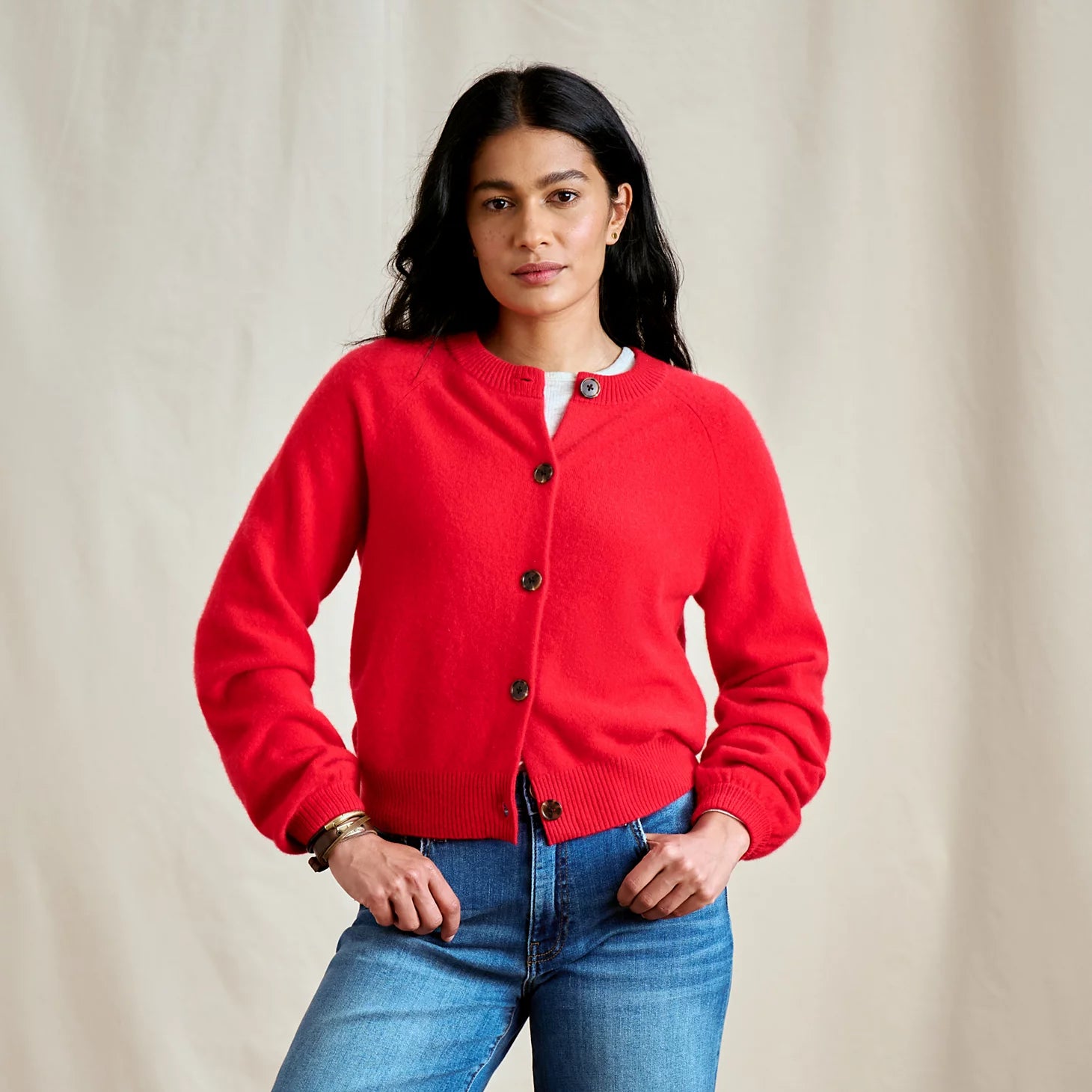 Boiled Cashmere Cardigan