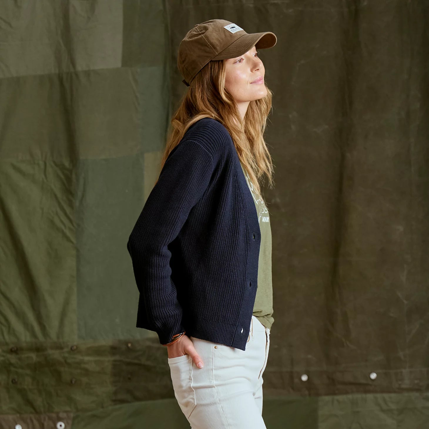 Ribbed Short Cardigan