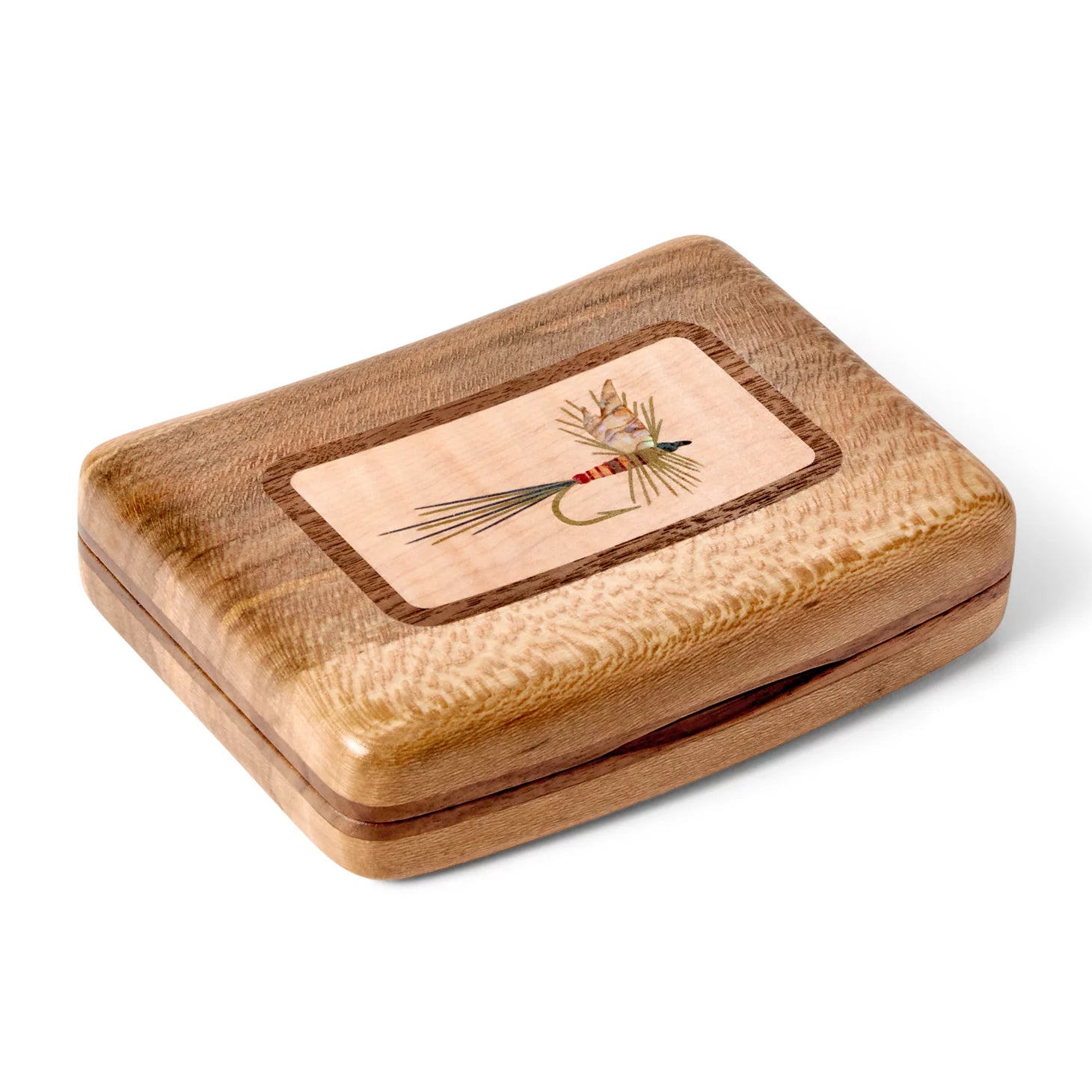 A.L. Swanson River Series Fly Boxes - Wood Inlay