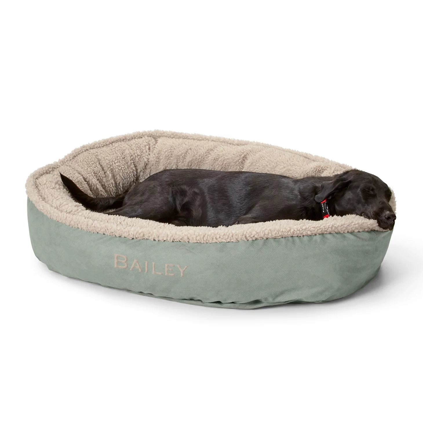 Orvis ComfortFill-Eco™ Wraparound Dog Bed with Fleece