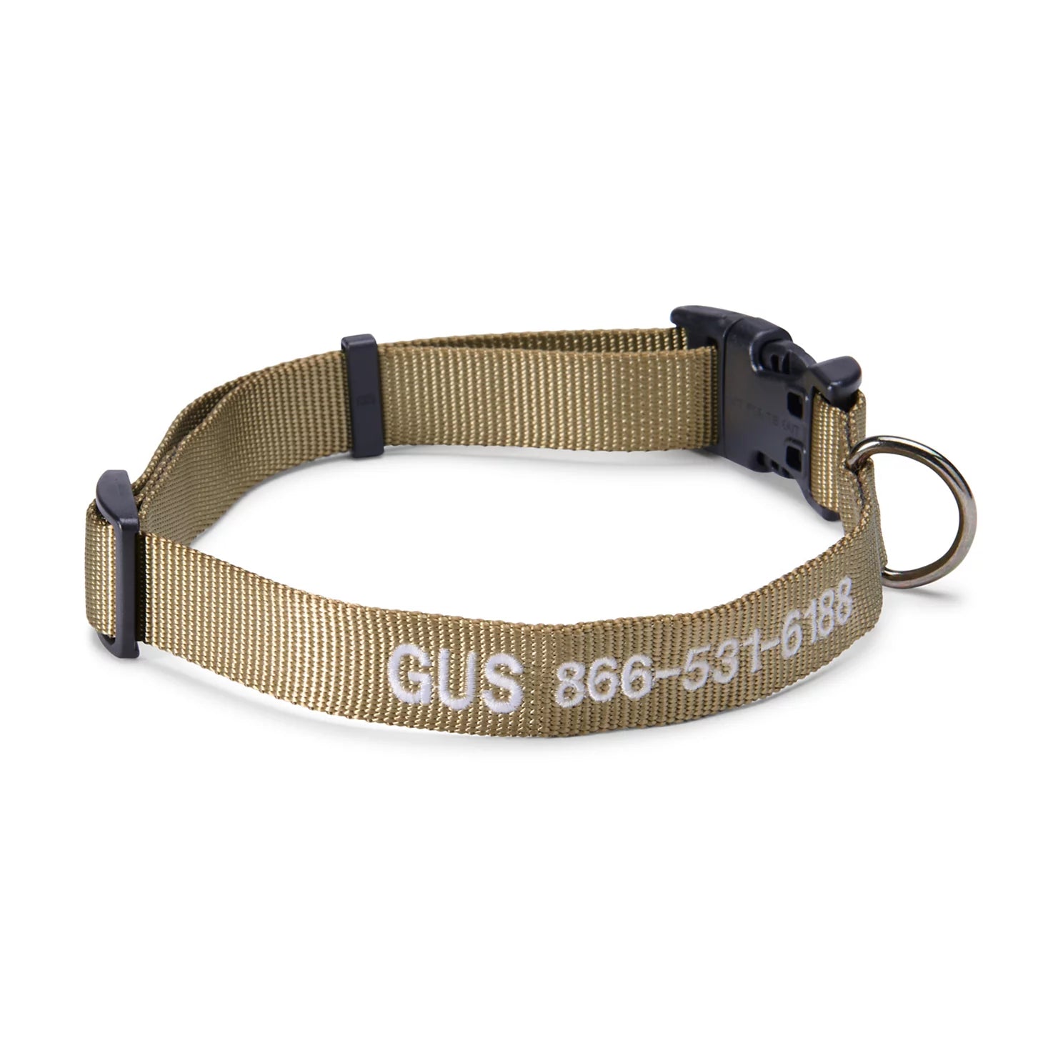 Personalized Side-Release Buckle Collar and Leash