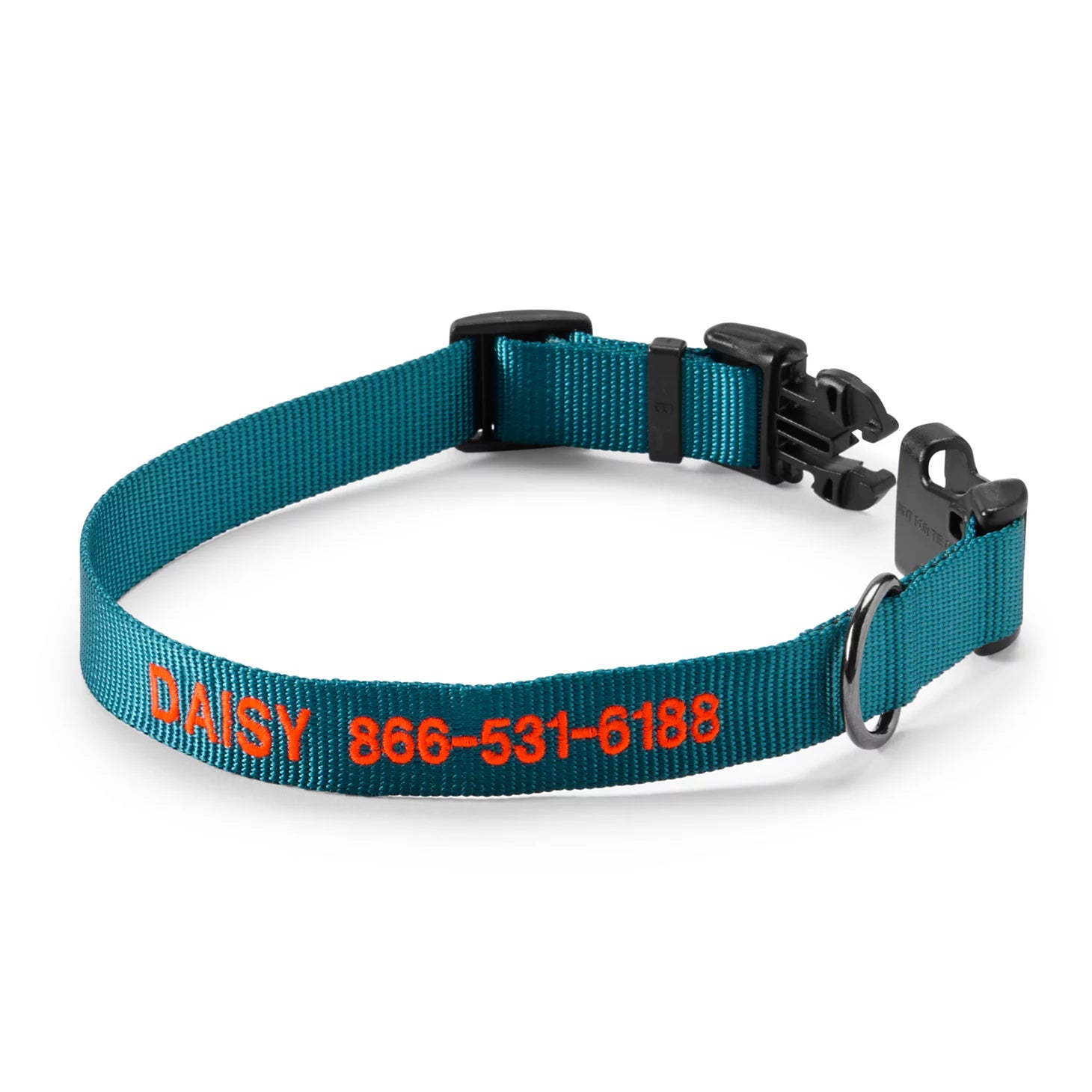 Personalized Side-Release Buckle Collar and Leash