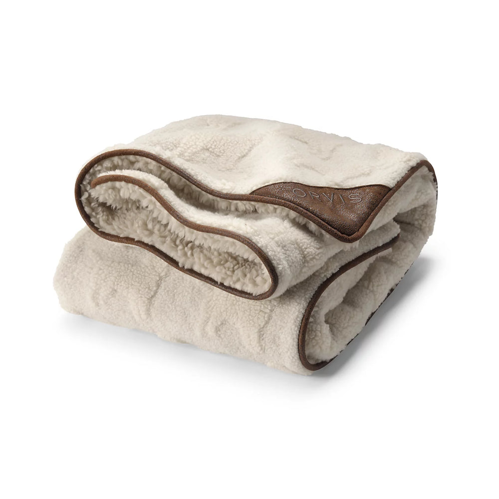 Embossed Sherpa Throw