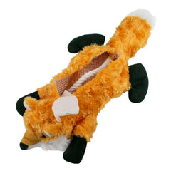 Stuffless Fox Dog Toy