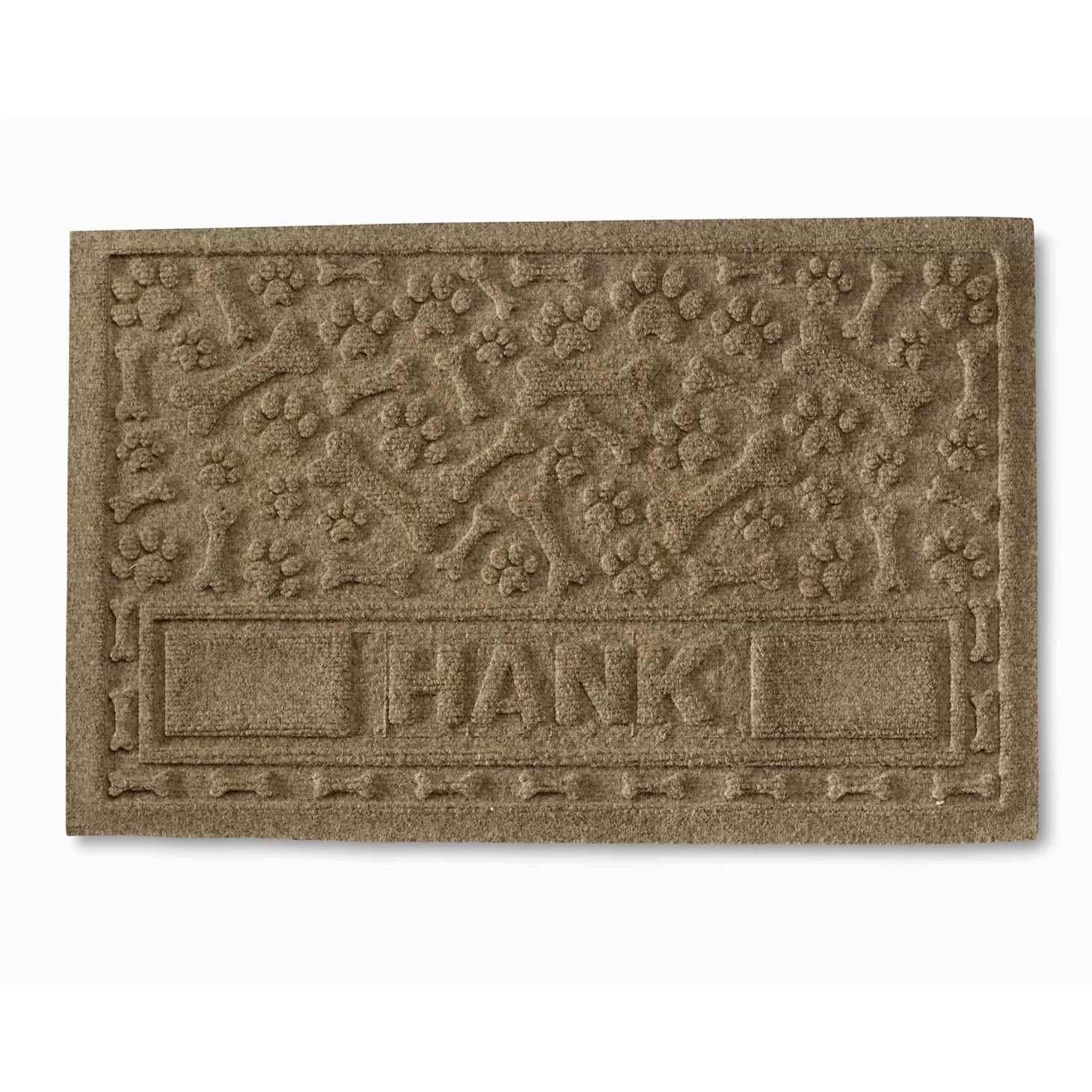 Personalized Recycled WaterHog® Paws & Bones Placemat