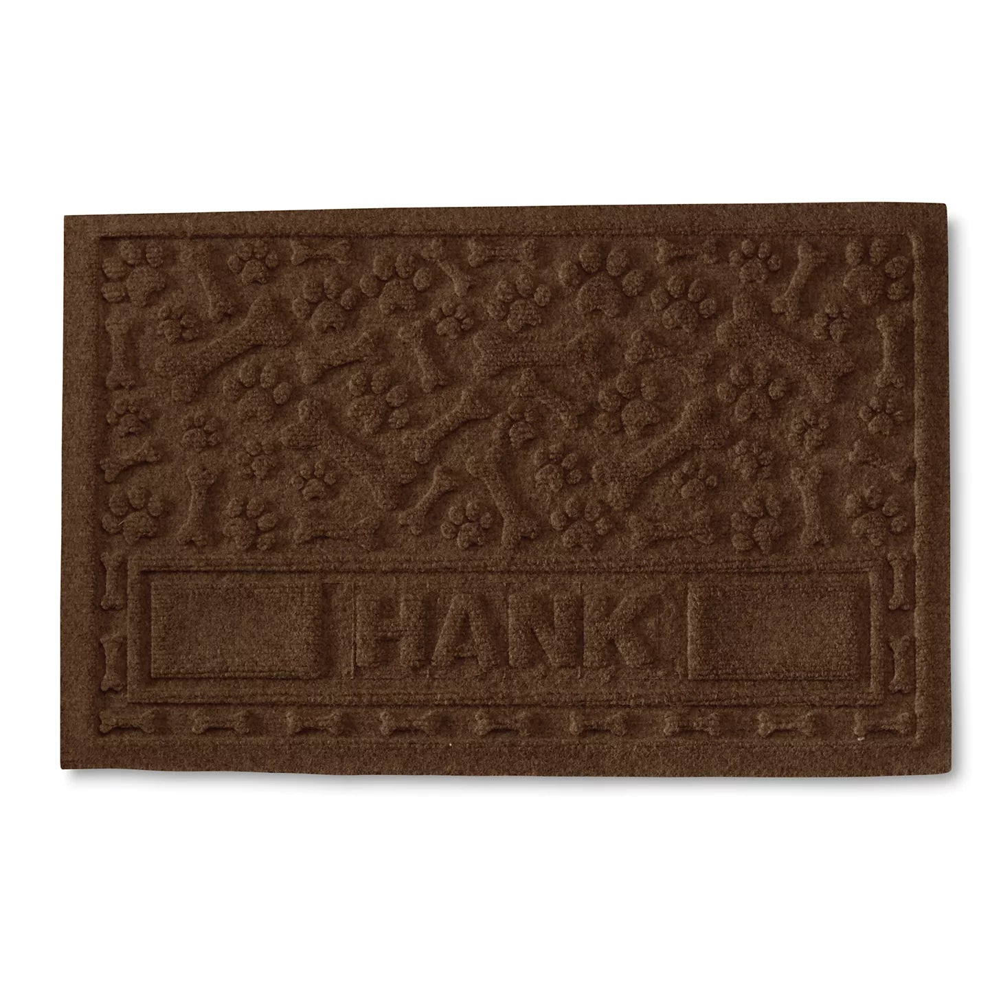 Personalized Recycled WaterHog® Paws & Bones Placemat