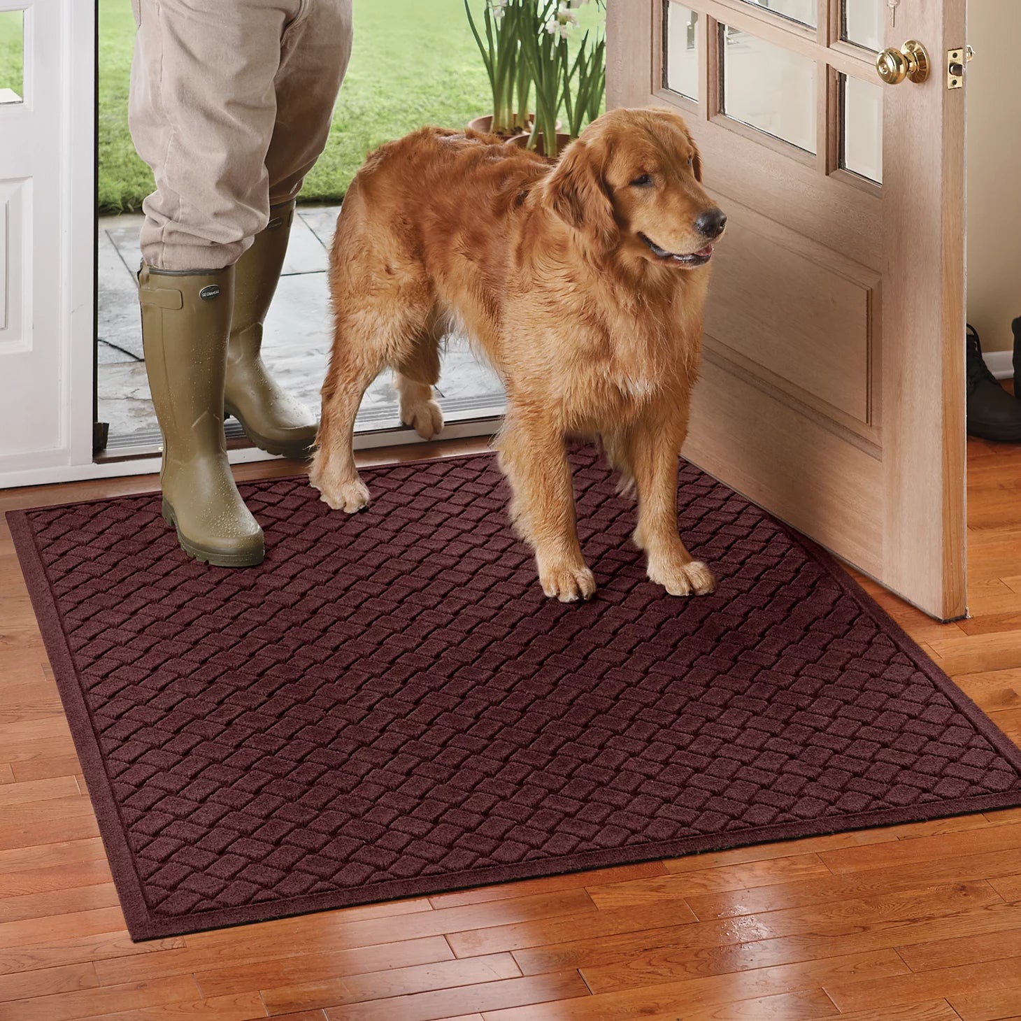 Recycled WaterHog® Basketweave Mat