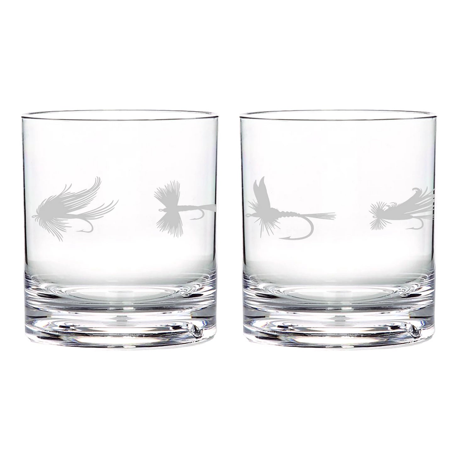 Fly Fishing Cocktail Glasses