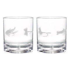 Fly Fishing Cocktail Glasses